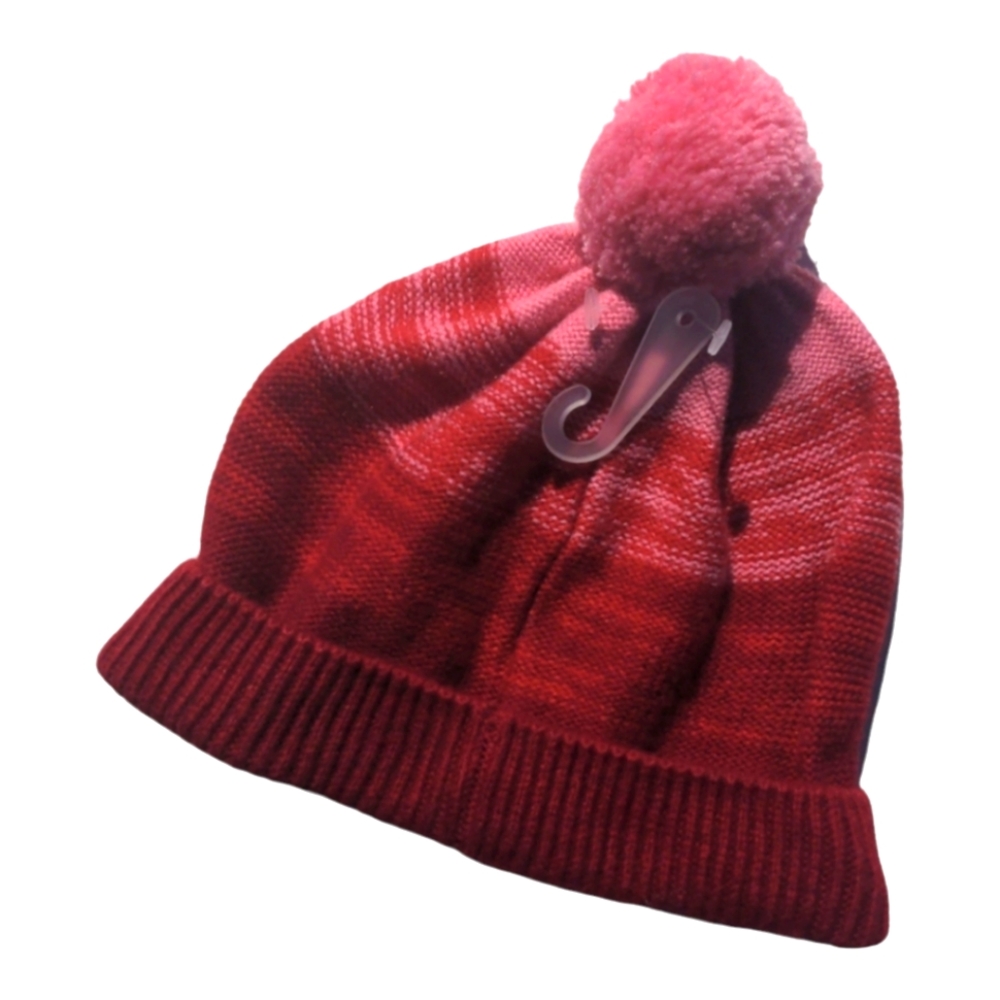 Gymboree Girls 0-6m Pink/Red Knit Hat